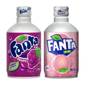 Japanese Fanta Duo: Grape and White Peach Extravaganza