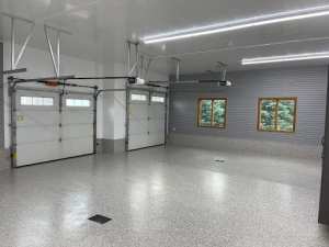 modern garage lighting